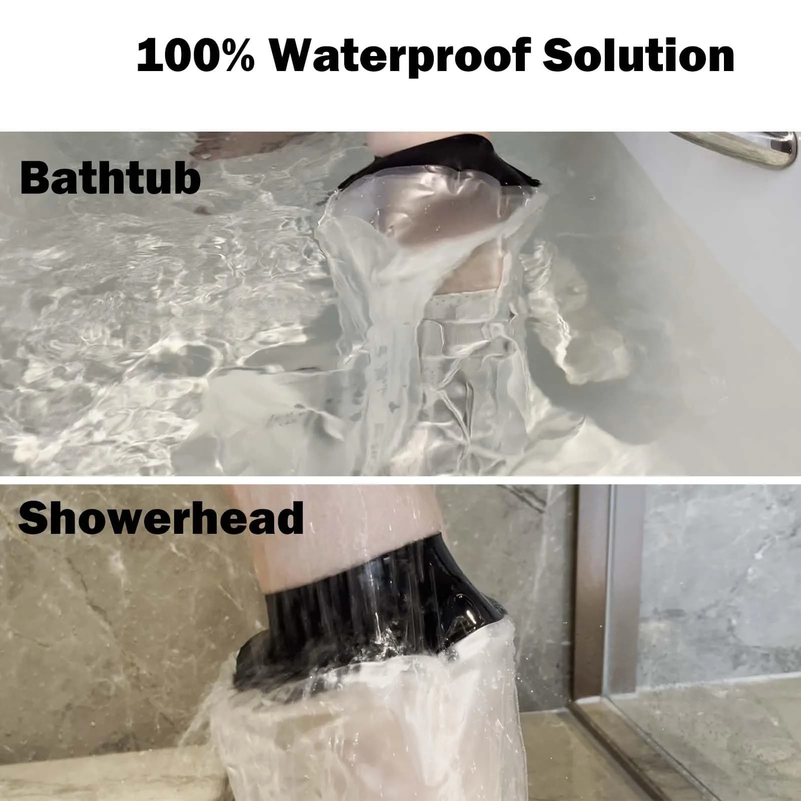 CIVJET Waterproof Leg Cast Cover for Showering, Short Leg (7.9" Diameter) | Orthopedic Brace - main product image