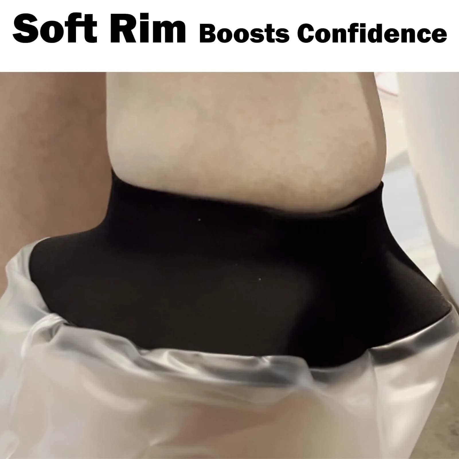 CIVJET Waterproof Leg Cast Cover for Showering, Short Leg (7.9" Diameter) | Orthopedic Brace thumbnail 3