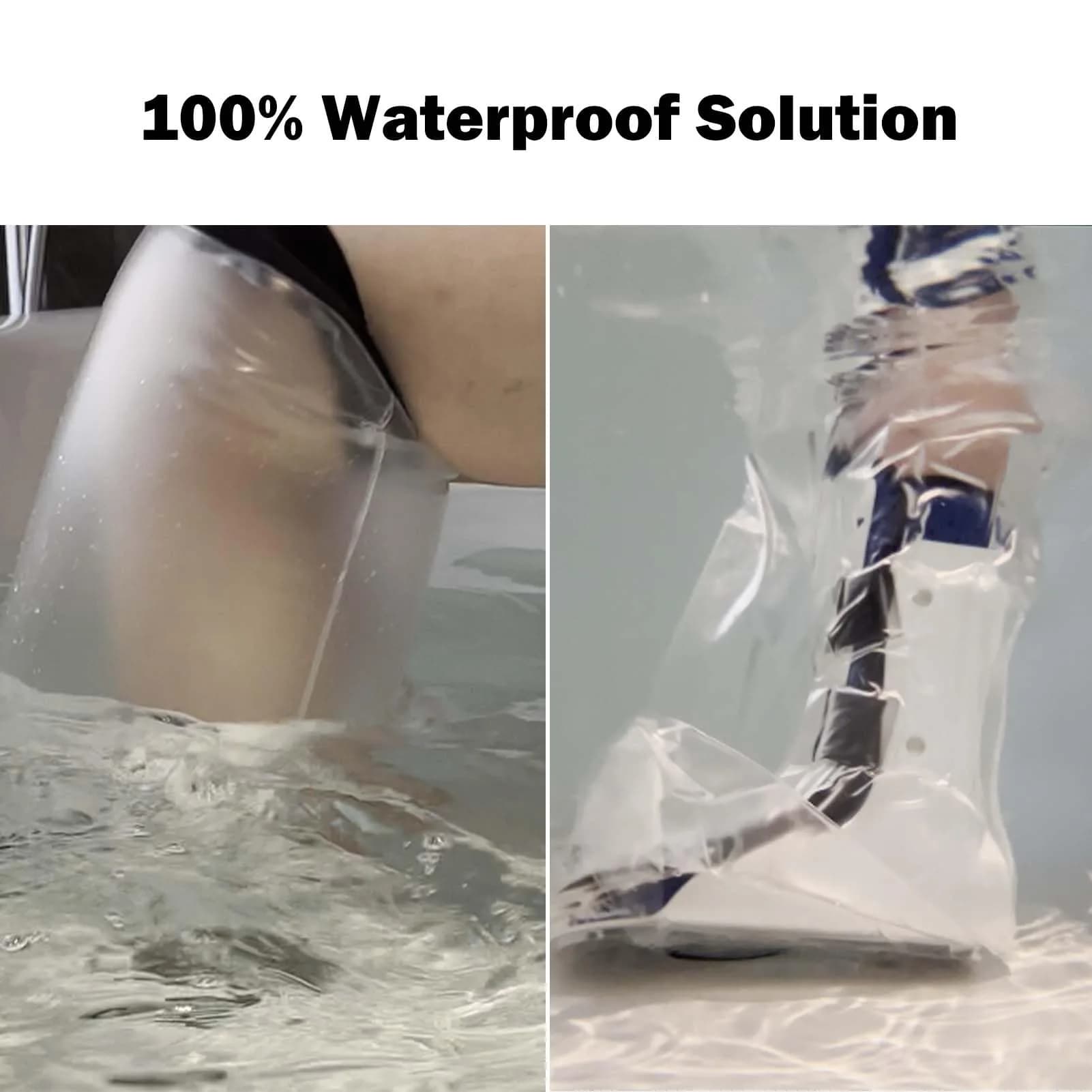 CIVJET Waterproof Leg Cast Cover for Showering, Opening Diameter 7.9" (200mm) | Professional Healthcare thumbnail 2