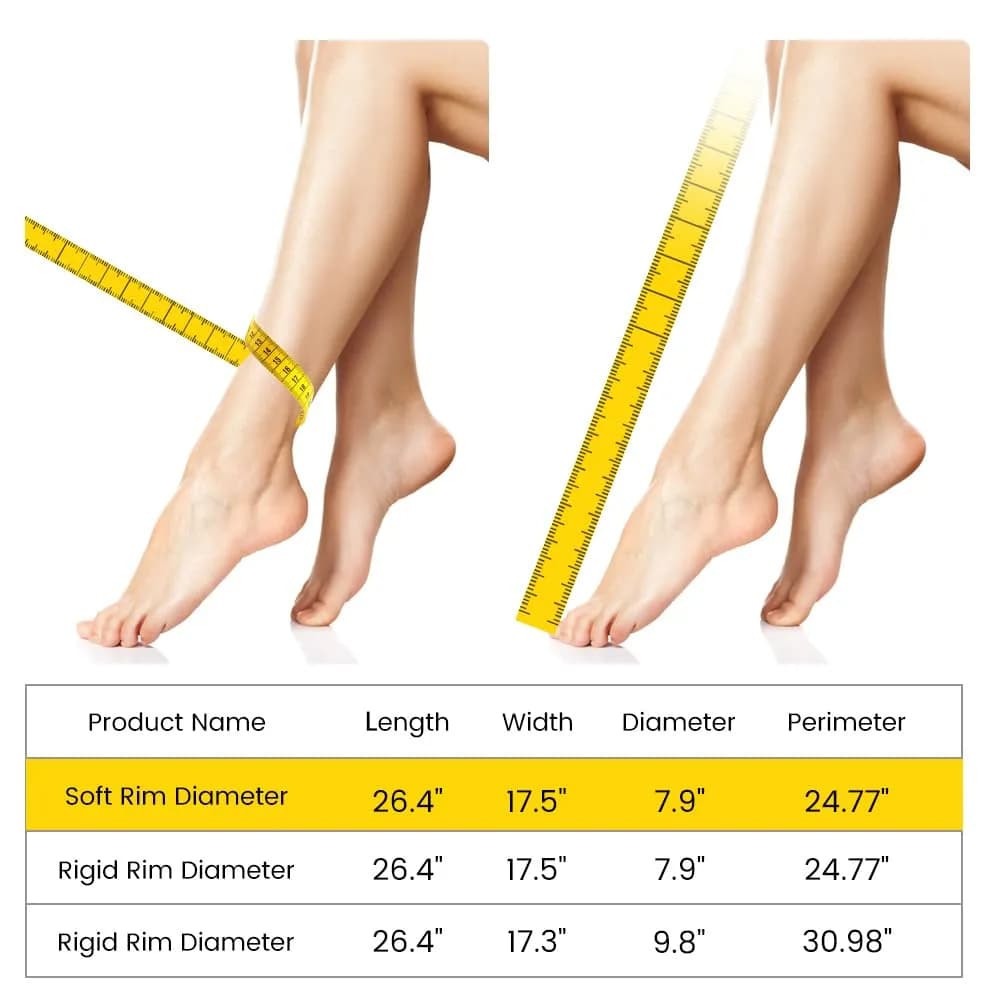 CIVJET Waterproof Leg Cast Cover for Showering, Opening Diameter 7.9" (200mm) | Professional Healthcare thumbnail 5