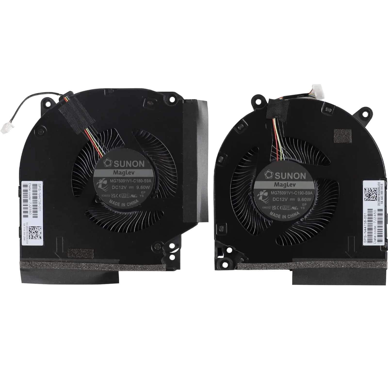 YAEHUYING CPU+GPU Cooling Fan for HP Victus 9 16-R TPN-C169 N44738-001 (12V 9.60W 4-Pin) - main product image
