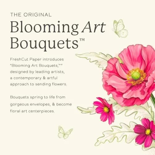 Freshcut Paper Mini Sorbet Roses 5.5” 3D Pop Up Card | Birthday, Thank You, Anniversary, Gifts for Mom, Her | Includes Notecard & Envelope thumbnail 7