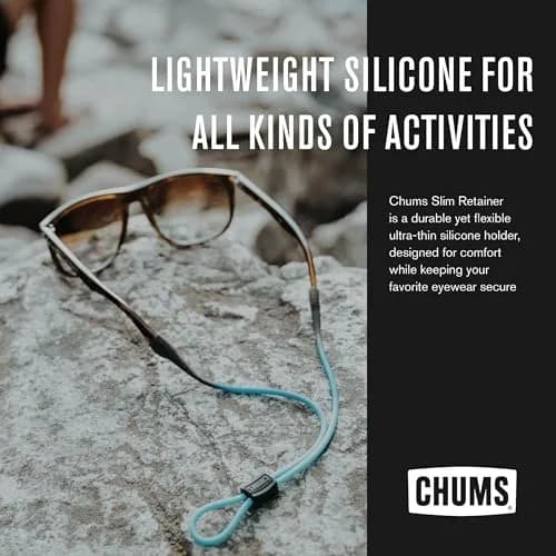 Chums Slim Retainer Adjustable Eyewear Keeper Thin Silicone Safety Eyewear Retainer for Women & Men Citrus | 19 inches (48.26 cm) thumbnail 2