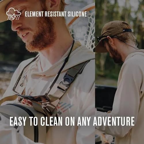 Chums Slim Retainer Adjustable Eyewear Keeper Thin Silicone Safety Eyewear Retainer for Women & Men Citrus | 19 inches (48.26 cm) thumbnail 3