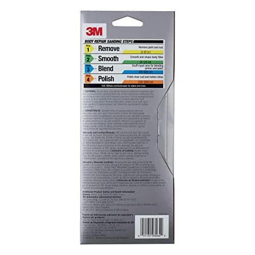 3M Performance 3000 Grit Sandpaper Sheet 8.98 in x 3.66 in (2-Pack) | Polishes Clear Coats for Refined Finishes thumbnail 8