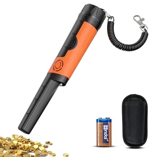 SUNPOW Metal Detector Pinpointer Waterproof Handheld Wand 3.5-inch Depth | 360° Detection for Treasure Hunting thumbnail 1