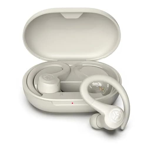 JLab Go Sport+ True Wireless Workout Earbuds, Bluetooth Sport Earbuds with Clear Calling & IP55 Rating, 35+ Hour Battery Life (Sand) thumbnail 1