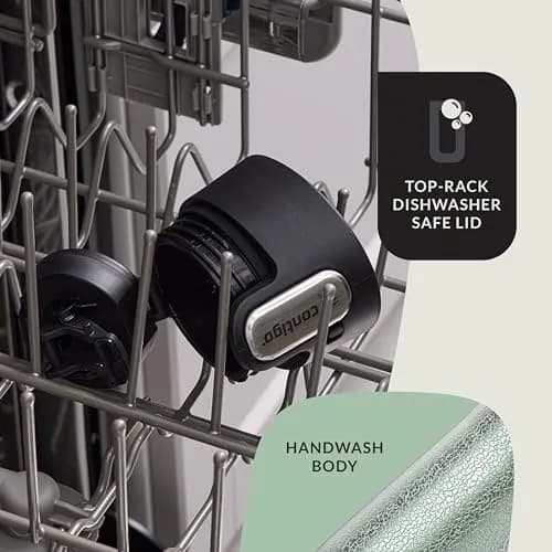 Contigo AUTOSEAL West Loop Vacuum-Insulated Stainless Steel Travel Mug 710ml (24 oz) Crystal Agave | Keeps Drinks Hot 16 Hrs, Cold 32 Hrs thumbnail 5