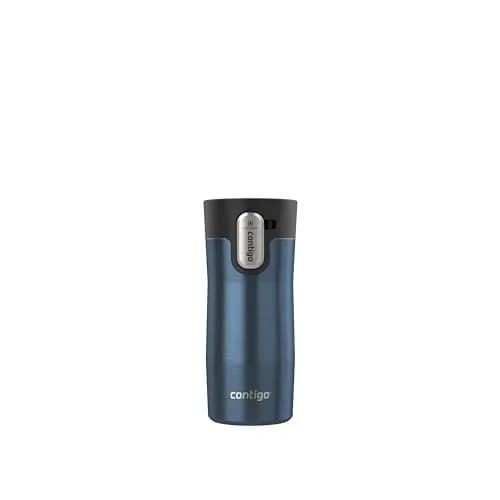 Contigo Autoseal West Loop Vacuum-Insulated Travel Mug 355ml (12oz) Blueberry | Keeps Drinks Hot 8 Hours or Cold 16 Hours thumbnail 1