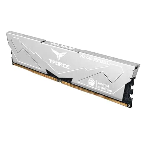 TEAMGROUP T-Force Vulcan ECO DDR5 32GB (2x16GB) 6000MHz CL38 Desktop Memory Module Ram | 7.5mm x 32.7mm x 140mm thumbnail 3