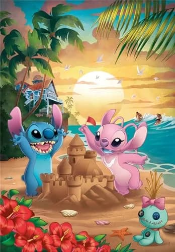 Clementoni Disney Stitch Puzzle 500 Pieces | Adult Jigsaw Puzzle with Poster, Made in Italy thumbnail 2