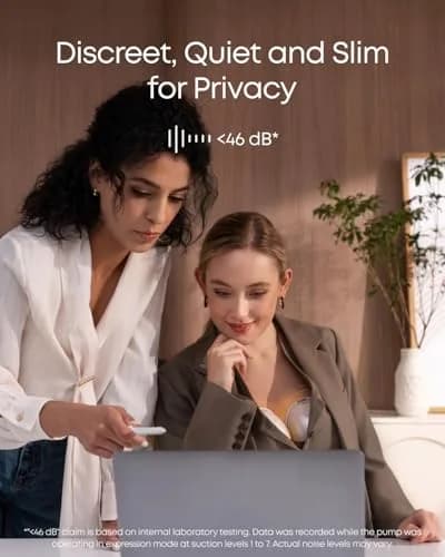 eufy Security Heated Wearable Breast Pump S1 with HeatFlow Technology | 300 mmHg Suction, 46 dB Quiet, BPA-Free thumbnail 6