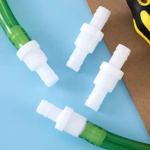 PAGOW 4 Pack 1/2" (12mm) PVDF One-Way Check Valve | Fuel Gas Liquid Air, Hydraulic Pneumatic Systems thumbnail 5