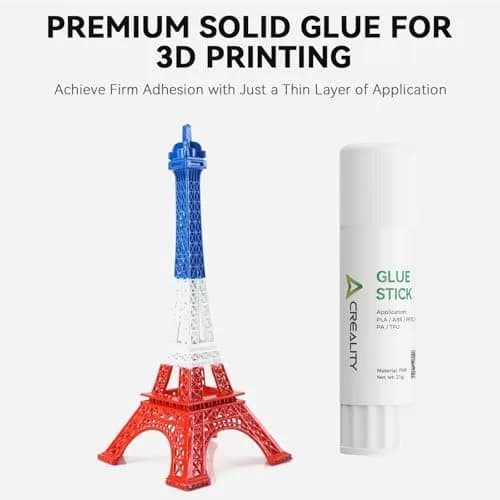 Creality 3D Printer Glue Stick for Hot Bed Warping | Reliable Adhesive for PLA/ABS/PETG (D0.98*H3.90in, 0.74oz) thumbnail 4
