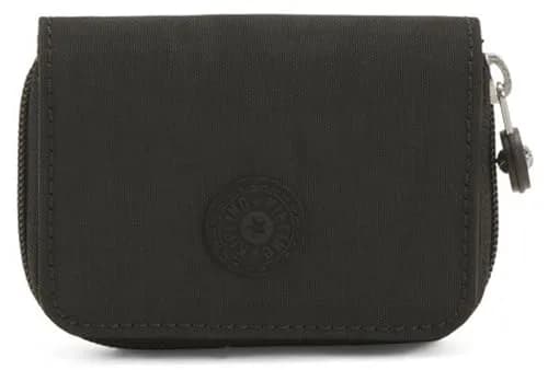 Kipling Tops Small Wallet Tonal Black 1.3cm (1'') L x 7.6cm (3'') H x 2.5cm (1'') D | Compact Nylon Travel Card Holder thumbnail 1