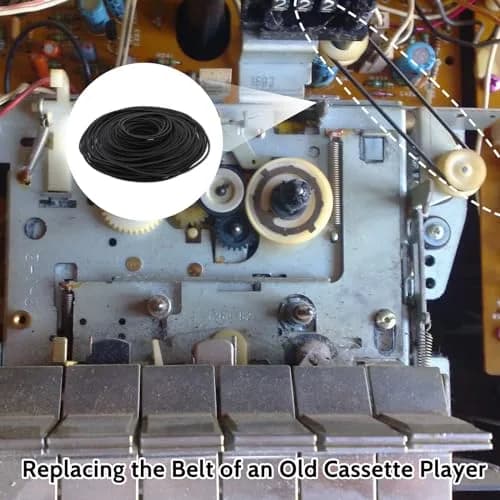Sliverdew Recorder Rubber Belts 26-120mm | Durable Replacement for Cassette & DVD Players thumbnail 6