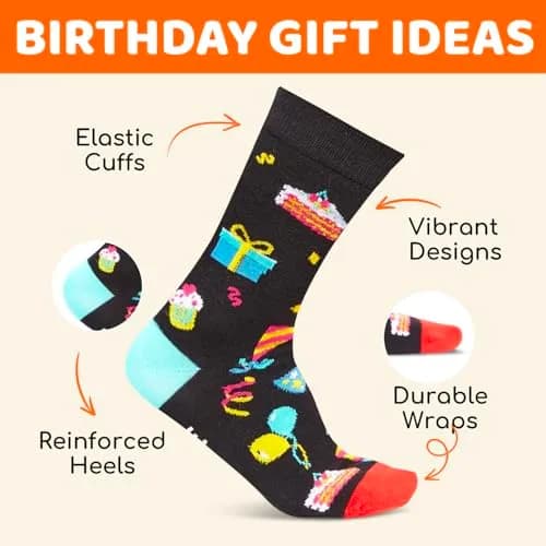 Zmart Socks for Boys Age 6 | Birthday Gift Idea with Playful Message thumbnail 3