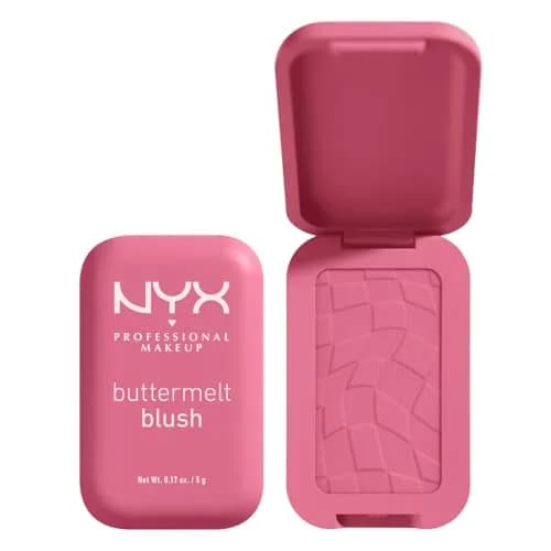 NYX PROFESSIONAL MAKEUP Buttermelt Powder Blush 0.17 oz (5g) | Vegan Formula with Mango, Almond & Shea Butters thumbnail 1