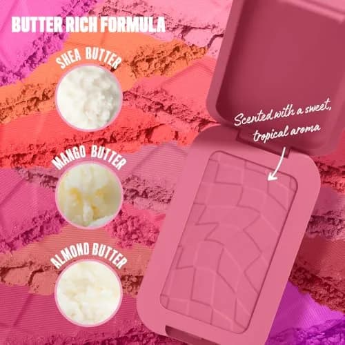 NYX PROFESSIONAL MAKEUP Buttermelt Powder Blush 0.17 oz (5g) | Vegan Formula with Mango, Almond & Shea Butters thumbnail 2