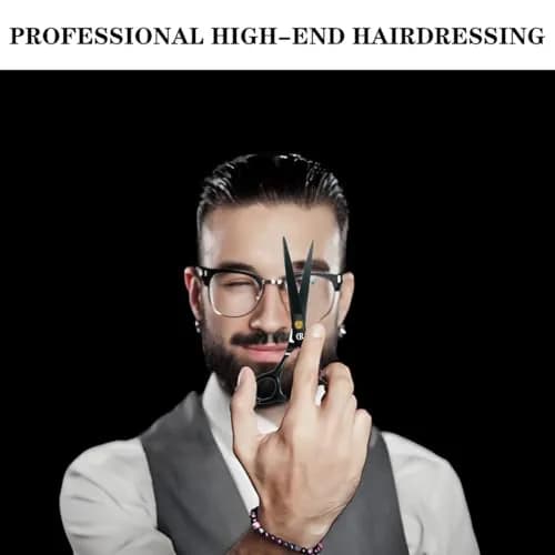 JAVENPROLIU Professional Hair Cutting Shears 6 Inch (15.24 cm) | Barber Scissors for Men, Women, Kids thumbnail 6