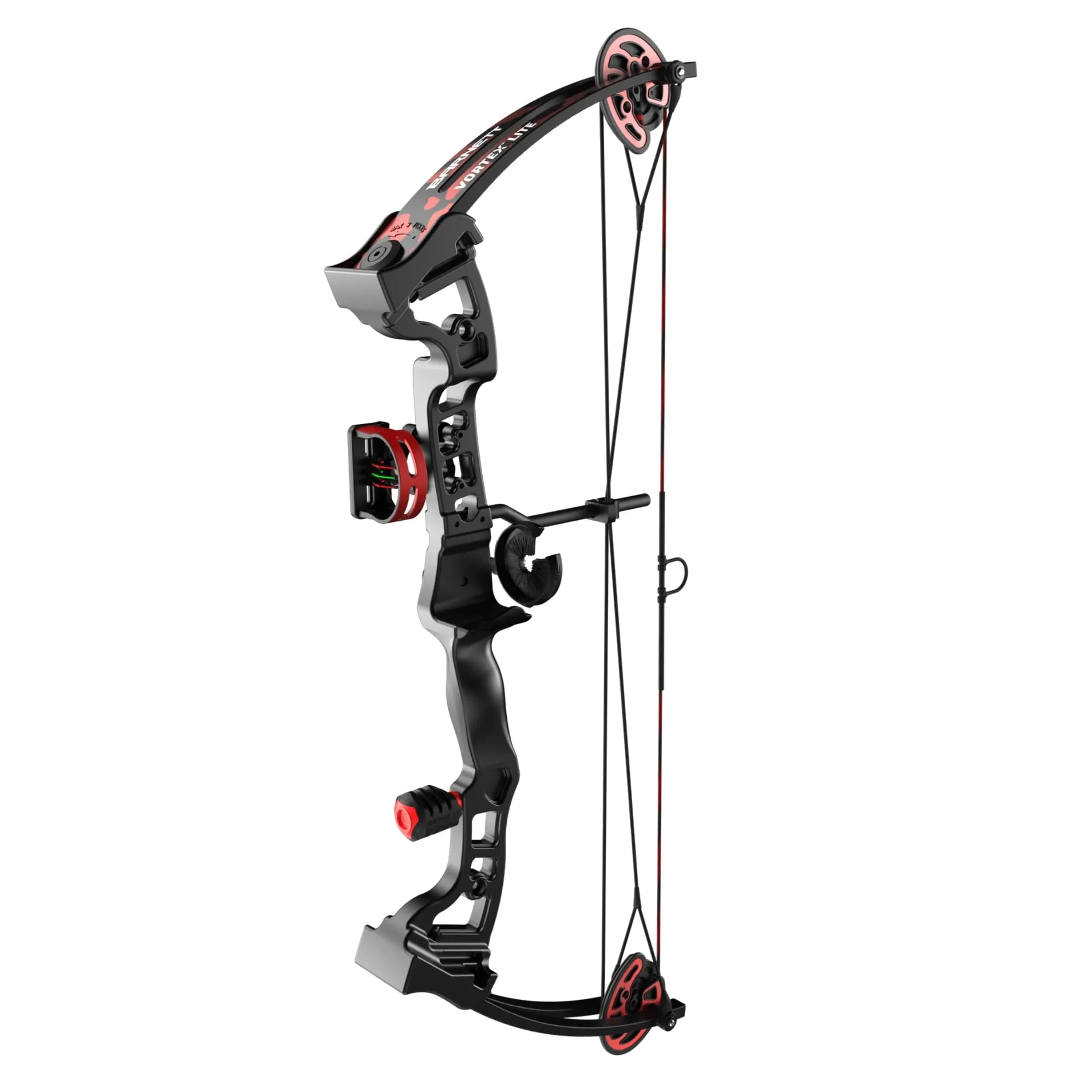 Barnett Vortex Lite G3 Youth Bow 22-25in Draw, 18-29lb, Fiber Optic Sight, D Loop, Quiver, Safety (110c) - main product image