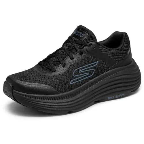 Skechers Women's Max Cushioning Endeavour Canova Sneakers, Black, 7.5 | Superior Comfort & Support thumbnail 1