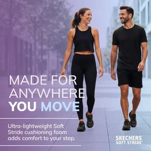 Skechers Women's Max Cushioning Endeavour Canova Sneakers, Black, 7.5 | Superior Comfort & Support thumbnail 6