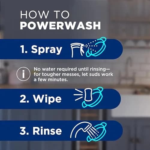 Dawn Powerwash Gain Original Dish Spray 473ml (16 Fl Oz) | Removes 99% Grease & Grime thumbnail 7