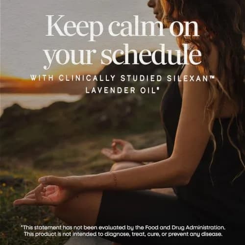 Nature's Way CalmAid Lavender Oil Supplement 90 Softgels | Clinically Studied Silexan for Calm & Stress Support thumbnail 2