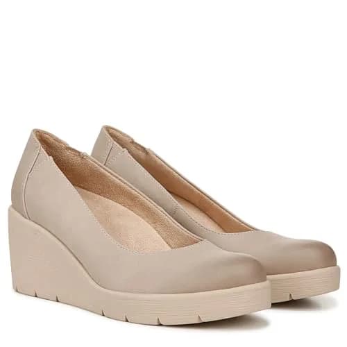 Naturalizer Soul Women's About Time Wedge Casual Shoe Warm Taupe Tan 6 Wide | ContourFIT Arch Support thumbnail 9