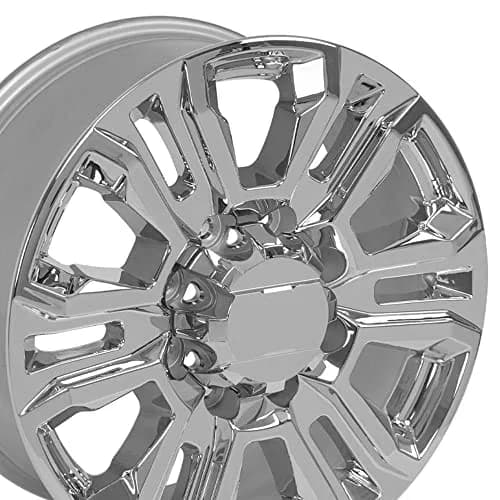 OE Wheels CV70B 20x8.5 Chrome Rims | 8x180 Bolt Pattern, 47ET Offset, 20-inch Alloy Wheels thumbnail 5