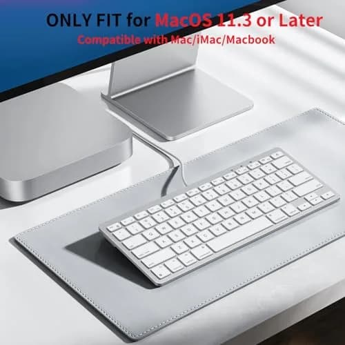 OMOTON Wired Keyboard for Mac, Compact 78-Key, USB-C/A Plug & Play, White | Scissor-Switch Keys for Smooth Typing thumbnail 5