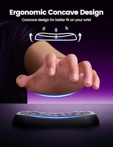 Vaydeer Wrist Rest for Keyboard and Mouse | Ergonomic Memory Foam Support Pad, Gray thumbnail 5