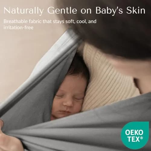 Konssy Rayon Made from Bamboo Nursing Cover for Breastfeeding | Soft, Breathable, Wearable Poncho with 360° Privacy thumbnail 3