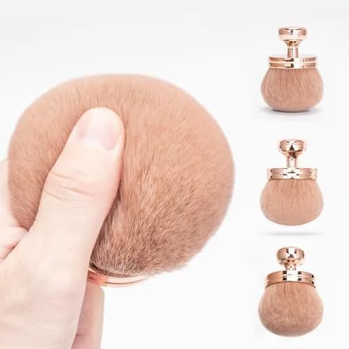 BABYSHEEP Extra Large Body Makeup Brush 3.2inch Rose Gold-Gold | Flawless Self Tan & Body Application thumbnail 4