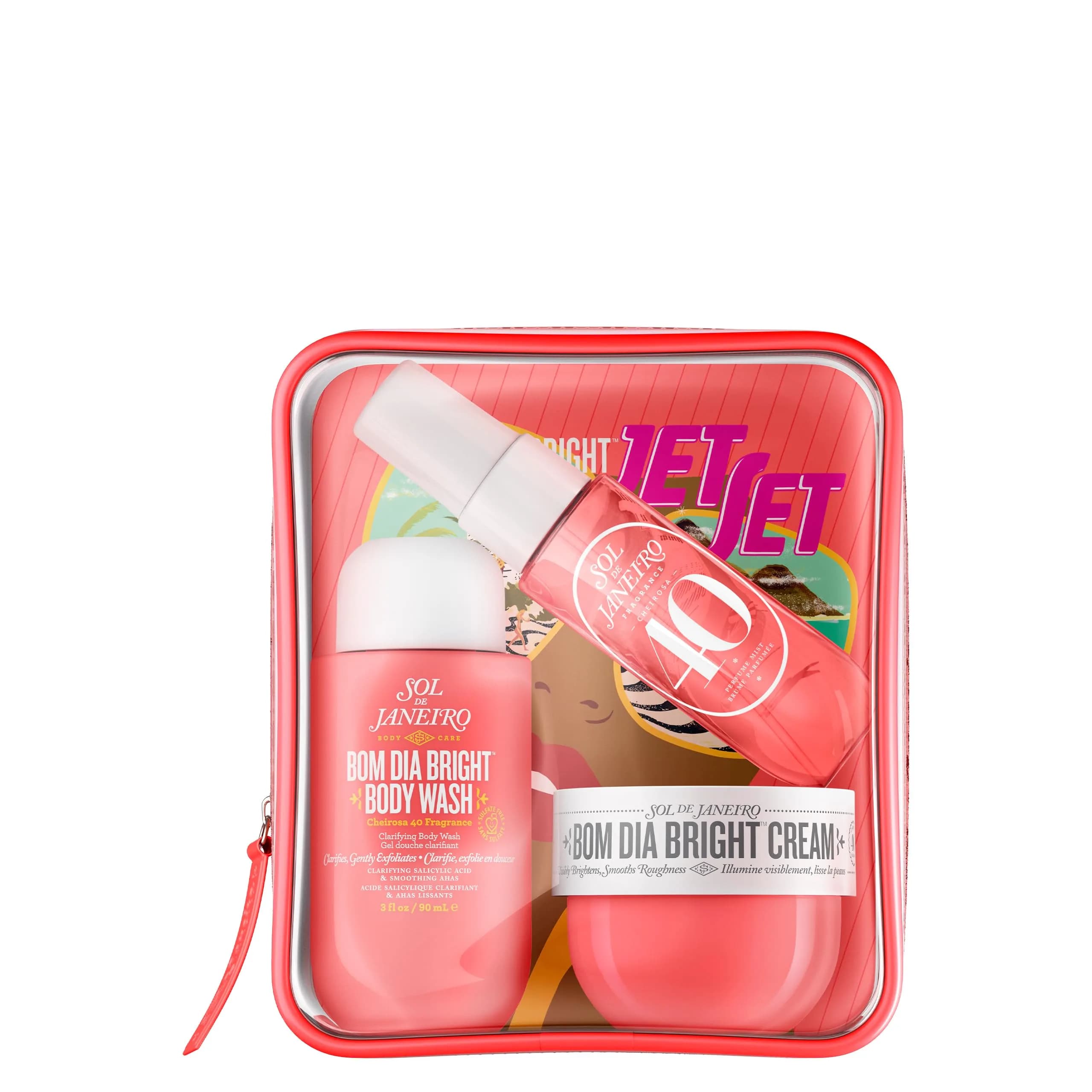 Sol de Janeiro Bom Dia Bright Jet Set | 3 Piece Set, Cheirosa '40 Scent