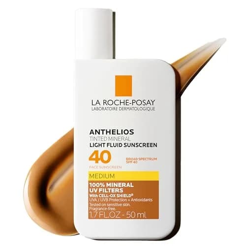 La Roche-Posay Anthelios Tinted Mineral Sunscreen SPF 40 Medium 51ml (1.7 Fl Oz) | Broad Spectrum UVA/UVB Protection thumbnail 1