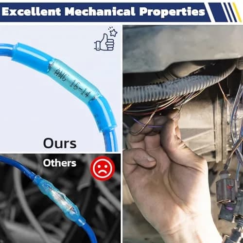 haisstronica 420PCS Heat Shrink Butt Connectors, 26-10 AWG | Waterproof, Marine & Automotive Grade thumbnail 7