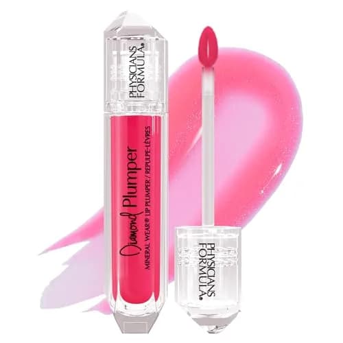 Physicians Formula Mineral Wear Diamond Lip Plumper Gloss Set | 2 Shades: Light Pink Princess Cut & Pink Radiant Cut thumbnail 1