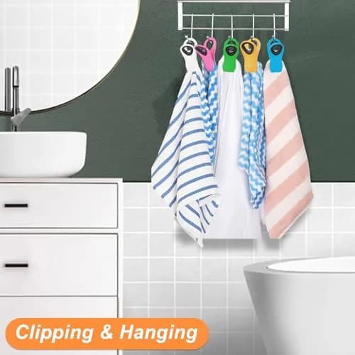 Jetmore 12 Pack Chip Clips Plastic Bag Clips for Food | Strong Spring Grip thumbnail 5