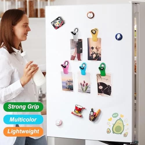 Jetmore 12 Pack Chip Clips Plastic Bag Clips for Food | Strong Spring Grip thumbnail 3