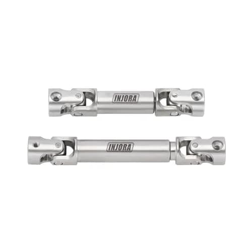 INJORA Stainless Steel Center Drive Shafts for Redcat Ascent-18 Upgrade (2-Pack, Silver) thumbnail 1