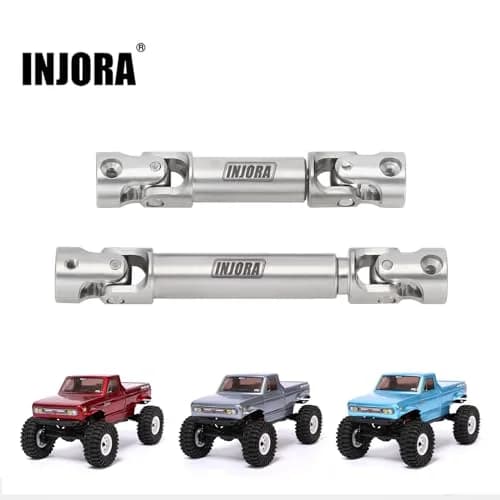 INJORA Stainless Steel Center Drive Shafts for Redcat Ascent-18 Upgrade (2-Pack, Silver) thumbnail 7
