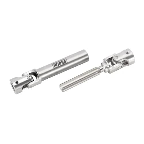 INJORA Stainless Steel Center Drive Shafts for Redcat Ascent-18 Upgrade (2-Pack, Silver) thumbnail 2