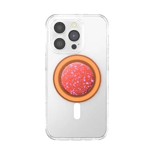 PopSockets Phone Grip for MagSafe 1 Count | Magnetic Stand & Grip, Clay Speckle thumbnail 3