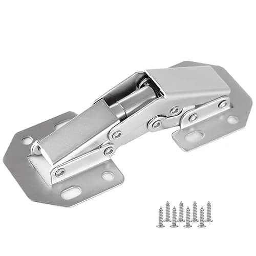 DOBOGA Hidden Hinges for Frameless Cabinets 20 Pack | Concealed 90° Surface Mount Hinges thumbnail 1