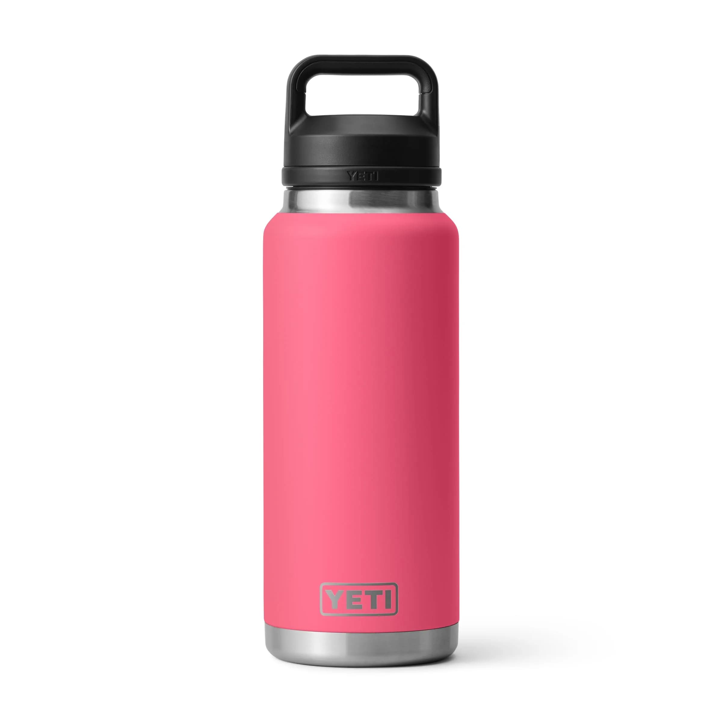 YETI Rambler 36 oz Bottle Vacuum Insulated Stainless Steel with Chug Cap, Tropical Pink | Leakproof, Durable, Keeps Drinks Hot/Cold - main product image