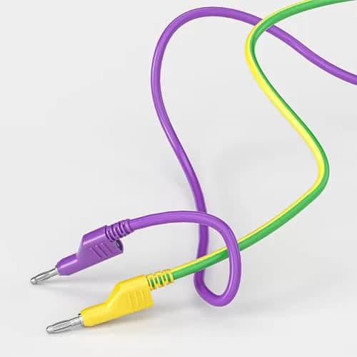 Goupchn 4mm Stackable Banana Plug Silicone Test Leads 8PCS 1m (3.3ft) | 1000V/15A Electrical Testing thumbnail 5