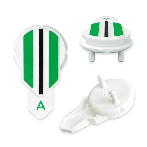Alignment Ball Mark Green Golf Ball Marker with 360° Rotating Aim Aid | USGA Compliant thumbnail 2