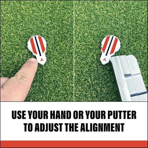 Alignment Ball Mark Red Golf Club Putting Alignment Aid Tool | USGA Compliant thumbnail 7